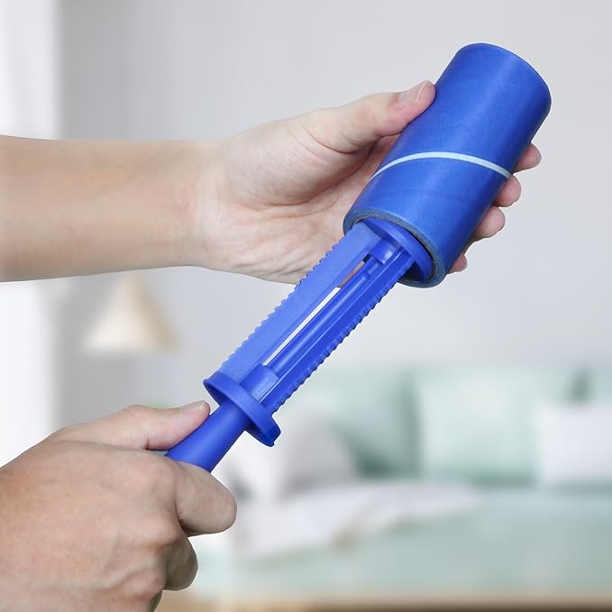 Lint Rollers for Pet Hair Extra Sticky, 1320 Sheets (12 Refills Mega Value Set), Portable Pet Lint Remover for Clothes, Furniture, Carpet, Dog &amp; Cat Hair Removal