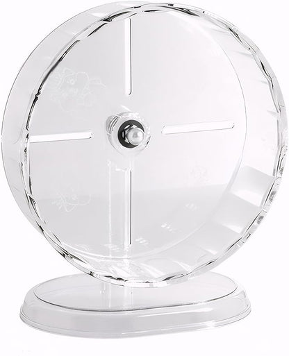 Silent Hamster Wheel – 9.5 Inch Syrian Hamster Running Wheel, Anti-Skid &amp; Height Adjustable, Easy to Clean (9.5inch)