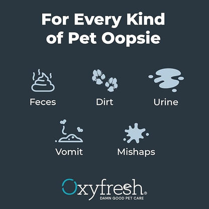 Oxyfresh Advanced Pet Stain Remover &amp; Urine Odor Eliminator – Fast Acting Pet Odor Eliminator for All Surfaces - Best Way to Remove Stains - Dog &amp; Cat Urine Neutralizer