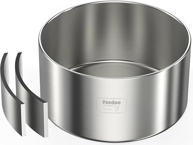 1Gallon Double Layer 304 Stainless Steel Dog Bowl - Insulated &amp; Durable | Non-Slip Base | Easy to Clean | BPA-Free Safe Dog Water Bowl[128oz for Large Giant Breeds]