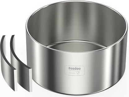 1Gallon Double Layer 304 Stainless Steel Dog Bowl - Insulated &amp; Durable | Non-Slip Base | Easy to Clean | BPA-Free Safe Dog Water Bowl[128oz for Large Giant Breeds]