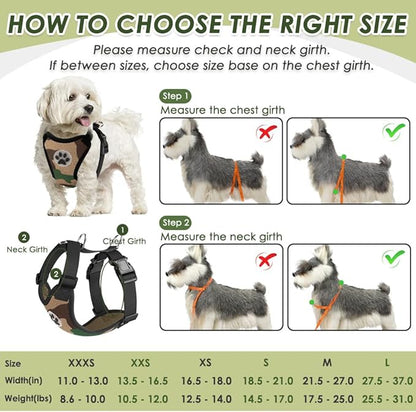 SlowTon Dog Seat Belt Harness for Car, Dog Car Harness Adjustable Mesh Breathable &amp; Dog Seatbelt Safety Tether with Elastic Bungee for Small Medium Large Pets(Camouflage, Double Clip, M)