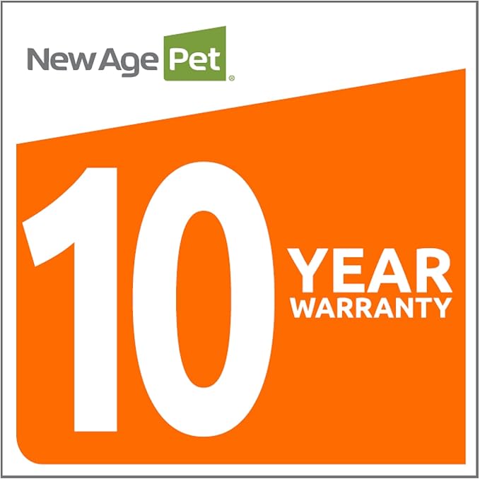 New Age Pet ECOFLEX Dog Crate End Table - Furniture-Style Pet Crate for Crate Trained Dogs - Stainless Steel Tubing &amp; a Latched Closure - 10 Year Manufacturer&