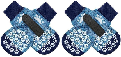 EXPAWLORER Anti Slip Dog Socks to Prevent Licking Paws, Dog Shoes for Hot Pavement, Dog Booties for Small Medium Large Senior Dogs, Traction Control Boots &amp; Paw Protectors for Hardwood Floors