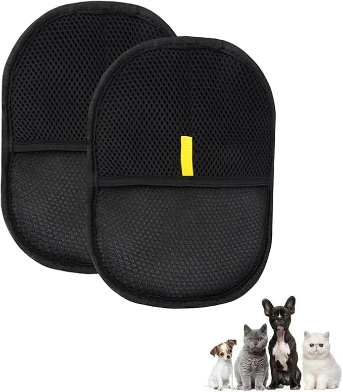 Pet Hair Remover Glove for Cats &amp; Dogs, Cat Grooming Gloves for Hair Removal, 2025 New Upgrade Efficient Grooming Glove for Pets Hair, Grooming Clothes, Sofas(2pcs)