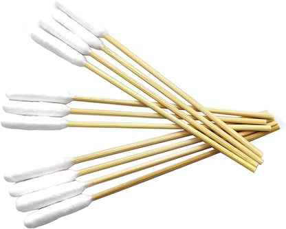 Long Cotton Swabs for Dog Ear Cleaning, 800pcs, 4.7 Inch Biodegradable Cotton Tips, Eco-Friendly Bamboo Cotton, Pet Ear Care &amp; Wound Treatment, 16 Resealable Bags