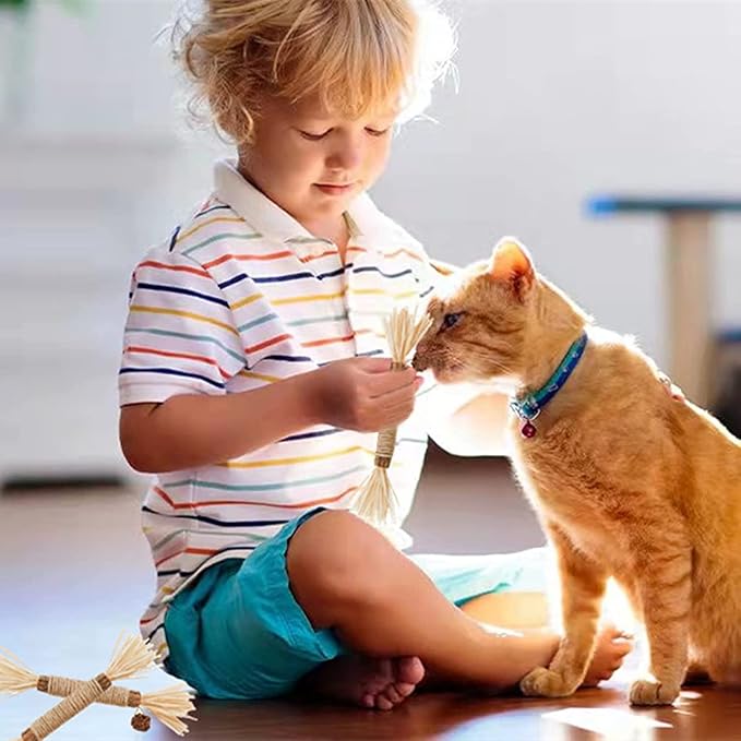 Cat Toys 21Pack Silvervine Chew Stick Kitten Treat Catnip Toy Kitty Natural Stuff Catnip for Cleaning Teeth Indoor Dental Snack Interactive