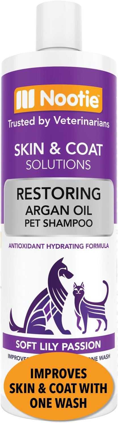 Nootie - Pet Shampoo for Sensitive Skin - Revitalizes Dry Skin &amp; Coat - Natural Ingredients - Gentle Dog Shampoo - Cleans &amp; Conditions