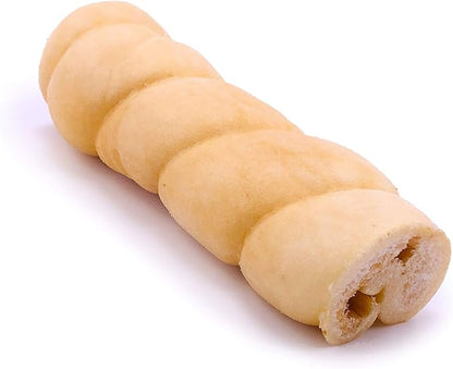 ValueBull Beef Cheek Rolls, Long Lasting Dog Chews, Jumbo 5-6 Inch, 100 Count Wholesale Pack - Long Lasting Dog Chews, Rich in Collagen, Single Ingredient, Cleans Teeth