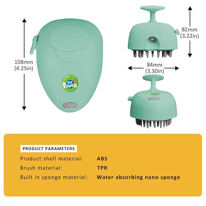 Cat Steam Brush for Shedding, 4 in 1 Rechargeable Steam Brush for Cats and Dogs, Anti-Static, Massage, Cleaning, Shedding &amp; Combing All In One!