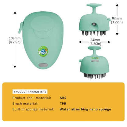 Cat Steam Brush for Shedding, 4 in 1 Rechargeable Steam Brush for Cats and Dogs, Anti-Static, Massage, Cleaning, Shedding &amp; Combing All In One!