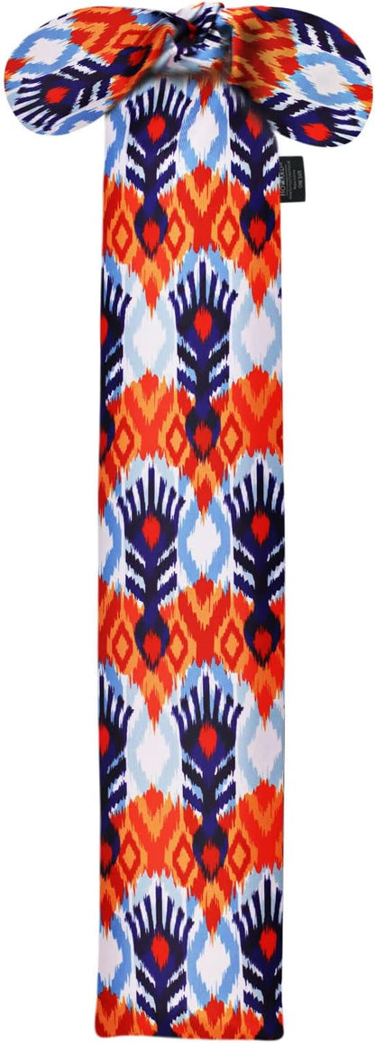 Harrison Howard Stretchy Tail Bag Breathable Horse Tail Guard Slip on Design Protect Horse Tail 2 Strand Closure Straps Keep Tail Clean &amp; Protected 22" L Length Makes Grooming Easy-Tribal Abstract
