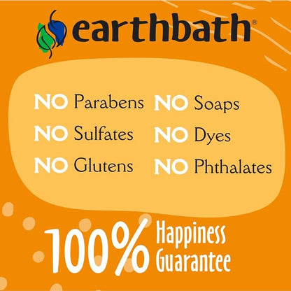 earthbath, Oatmeal &amp; Aloe Dog Shampoo - Oatmeal Shampoo for Dogs, Itchy, Dry Skin Relief, Dog Wash, Made in USA, Cruelty Free, Fragrance Free Pet Shampoos - 128 Oz (1 Pack)