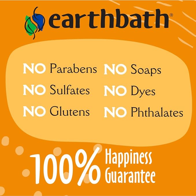 earthbath, Oatmeal &amp; Aloe Dog Shampoo - Oatmeal Shampoo for Dogs, Itchy, Dry Skin Relief, Dog Wash, Made in USA, Cruelty Free Pet Shampoos - Vanilla &amp; Almond, 16 Oz (1 Pack)