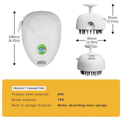 Cat Steam Brush for Shedding, 4 in 1 Rechargeable Steam Brush for Cats and Dogs, Anti-Static, Massage, Cleaning, Shedding &amp; Combing All In One!