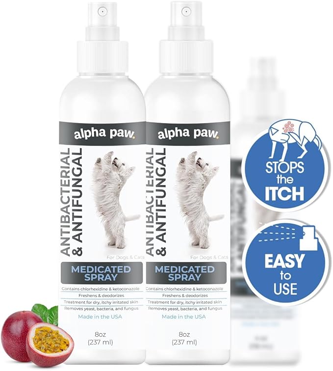 Smiling Paws Pets Advanced Spray for Cats &amp; Dogs Spray 8oz 2 Pack
