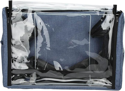Puppy Nebulization Box, Small Pet Oxygen Inhalation, Cat and Dog Atomization Box Oxygen Inhalation Machine Dedicated Folding Atomization Box Pet Oxygen Therapy Cage for Cough Breathing Treatment Box