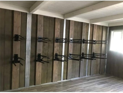 Saddle Rack with Pad Bar for Horse Enthusiast | Heavy-Duty Saddle Rack Wall Mount | Western &amp; English Saddle Rack | Keeps Tack Organized