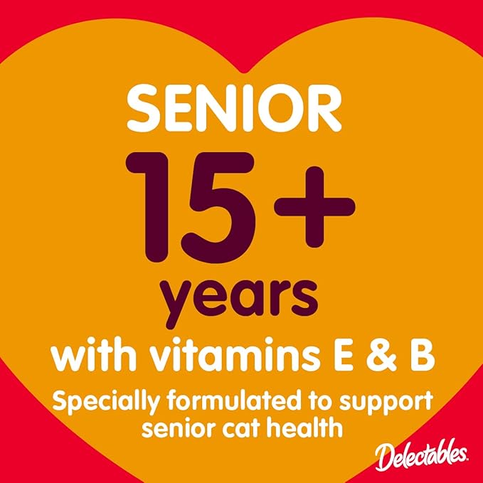 "Hartz Delectables Stew Senior Lickable Wet Cat Treats, Chicken &amp; Tuna 1.4 Ounce (Pack of 12)"