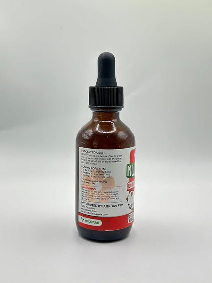 Liquid Multivitamin for Dogs – Cat Multivitamins for Indoor Cats – 10-in-1 Liquid Dog Vitamins B Complex, C, D3 – Digestion, Urination, Hip &amp; Joint, Skin &amp; Coat – Cranberry Flavor – 2 Oz