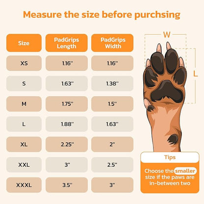 Non-Slip Paw Protector Pads for Senior Dogs, Anti-Slip Rubber Traction Stickers, Protect Dogs&
