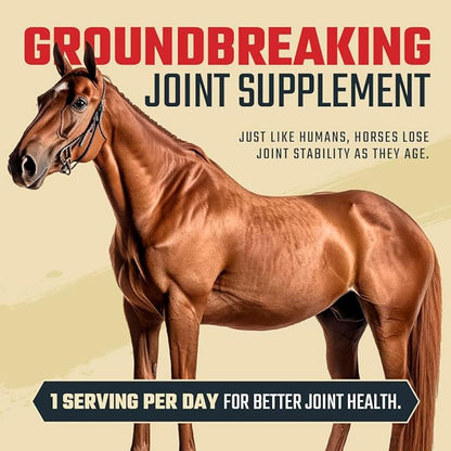 8 in 1 Maximum Strength Equine Joint Supplement - Joint Supplement for Horses - Glucosamine, MSM, Chondroitin, Turmeric, Hyaluronic Acid, Manganese, &amp; Boswelia - 964g (30 Servings)