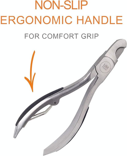 Dog Nail Clipper | Pet Cat Claw Trimmer -Sharp Angled Stainless Steel Blade for Quick Safety -Sturdy Non-Slip Handle -Nail File &amp; Set Box -Professional Tools for Large &amp; Small Pet