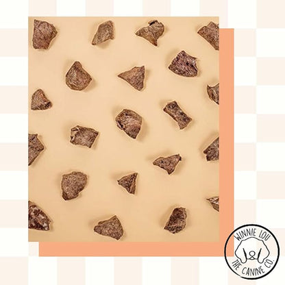 Grass-Fed Bison Heart Bits Cat Treats (Pack of 3) - Single Ingredient, High Protein Cat Food Snacks, Grain Free &amp; Made in USA, with Taurine, Iron &amp; Zinc for Healthy Cats