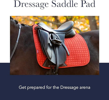 LeMieux Suede Dressage Square - English Saddle Pads for Horses - Equestrian Riding Equipment and Accessories