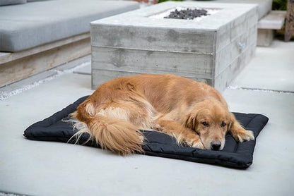 K9 Ballistics Tough Ripstop Dog Crate Pad - Durable &amp; Machine Washable with Non-Skid Bottom and 120-Day Warranty, Fits 42" Wire Crates - Large, Light Gray Velvet