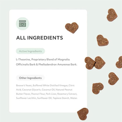 Reggie Anytime Calming Chews for Dogs | Natural Calming Dog Treats to Reduce Hyperactivity, Separation Anxiety, &amp; Stress | Vet-Approved &amp; Ideal for All Ages, Breeds, and Sizes (120 Count)