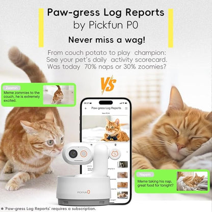 AI Dog Camera, Smart Security Camera Indoor with Phone App [Pet Recognition, Daily Activity Analysis &amp; Motion Tracking] Cat Cam 5MP HD, 360° View, 2-Way Audio, Night Vision, 5G WiFi