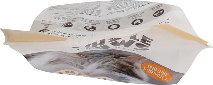 Whole Paws, Grain-Free Dry Cat Food, Chicken &amp; Pea Recipe, Enhanced with Fiber &amp; Prebiotics, Indoor Formula, 3.5 lb
