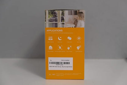 ARENTI 5G Security Camera Indoor, 4MP Pet Camera with Speaker for Dog/Cat, Baby Monitor with Phone App, Dual-Band WiFi, Auto Tracking, Super Night Vision, 2-Way Talk, Cloud &amp; SD Card Storage