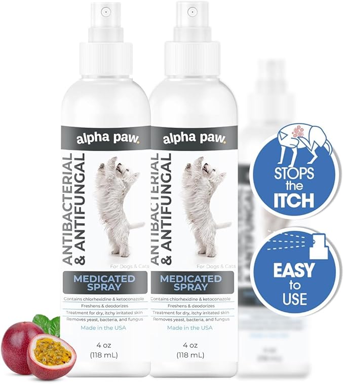 Smiling Paws Pets Advanced Spray for Cats &amp; Dogs Spray 4oz - 2 Pack
