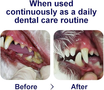 Breath Freshener Strip: Pet Dental Care Supplement for Clean Teeth, Fresh Breath, &amp; Healthy Mouth - Dog Bad Breath Treatment, Brushless Oral Care Toothpaste for Dogs &amp; Cats (30 Strips)