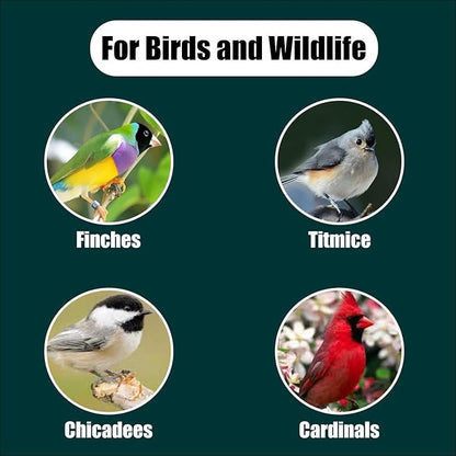 Wildlife Black Oil Sunflower Seeds for Birds and Wildlife, Non-GMO &amp; USA Grown on Small Farms (25 lbs)