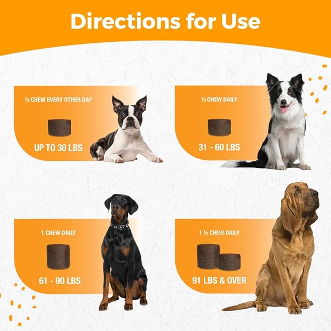 Nootie ProgilityMAX Hip &amp; Joint Supplement for Large Dogs, Maximum Strength Dog Joint Support with Eggshell Membrane, Glucosamine and Chondroitin, 60 Count