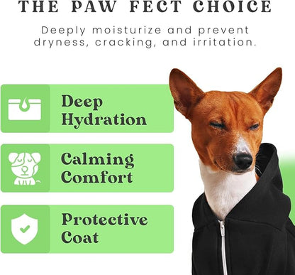 Pet Hemp Balm for Dogs &amp; Cats – Soothes Dry, Cracked Paws &amp; Noses – Natural Paw &amp; Nose Moisturizer with Healing Ingredients – Organic Dog Paw Pad Protector for Extreme Weather – Lick Safe