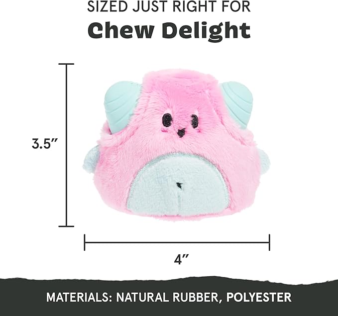 Barkbox Lover Beast Dog Toy for Aggressive Chewers | 2-in-1 Plush &amp; Rubber Dog Toy with Squeaker | Puppy Essentials &amp; Dog Toys to Keep Them Busy