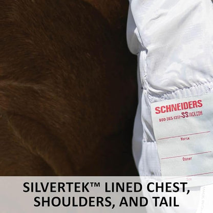Schneiders Soft Interlock Mesh II Zebra Horse Fly Sheets | Striking Zebra Pattern for Fly Deterrence &amp; Superior UV Protection