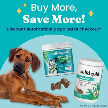 Solid Gold Cat &amp; Dog Multivitamin Powder - Kelp Powder, Omega 3 &amp; Vitamins for Dental, Digestive, Immune, Skin &amp; Coat Health - Multi Vitamin for Dogs &amp; Cats - Cat &amp; Dog Food Additive Supplement - 1lb