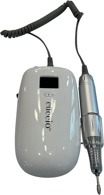 Warren London MaxPro 35K Dog Nail Grinder – 35,000 RPM Pro-Grade E-File w/ 6 Diamond &amp; Sanding Bits, Quiet Low-Vibration Motor, Reversible Rotation, Corded/Cordless USB Fast-Charge