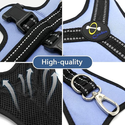 Coodeo Dog Lift Harness, Full Body Support &amp; Recovery Sling, Pet Rehabilitation Lifts Vest for Old Dog with Arthritis Walk(Bule,L)