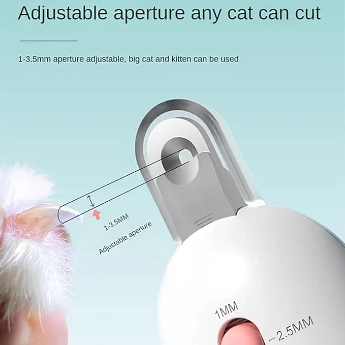 Celery Pets Nail Clippers, 2Pcs Adjustable Claw Clippers for Cats, Safe Pet Claw Clipper Grooming Tool for Small &amp; Large Cat &amp; Dog