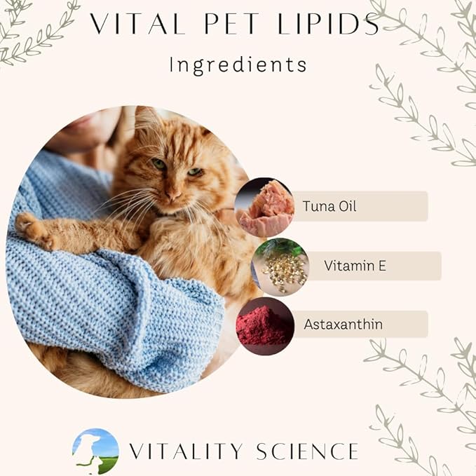 Vital Pet Lipids for Cats &amp; Dogs 8 oz.