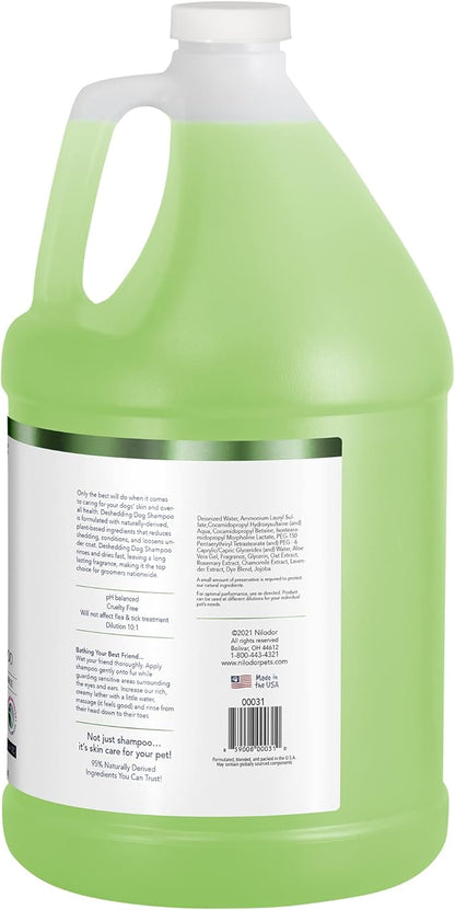 Bobbi Panter Dog Shampoo - Made in USA - All Natural Formula for Heavy Duty Deodorizing &amp; Degreasing - Concentrated 25:1 for Professional Groomers - Fresh Clean Scent, 1 Gallon