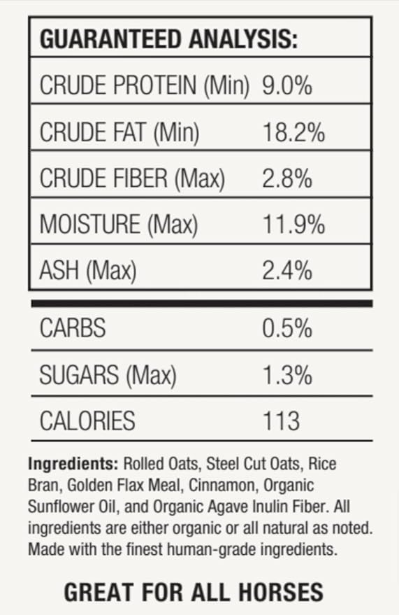 Horse Treats, Blonde Bits of Health, Low Carb/Sugar, A Softer Cookie, Wheat, Corn, Soy &amp; Alfalfa Free, Made with Cinnamon &amp; Agave, All Natural Ingredients, 20 lb