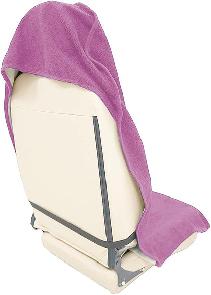 Car Seat Cover Protector Front Seats,for Gym Workout,Running,Swimming,Beach and Hiking,Waterproof Sweat Towel Bucket Seat Covers for Cars SUV Trucks (Pink, 1Pcs)