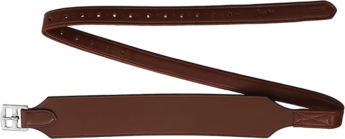 Exion Wide Stability Stirrup Leathers for English Saddles | Premium Cowhide Leather | Enhanced Leg Stability &amp; Comfort | Sizes: 48" to 62"